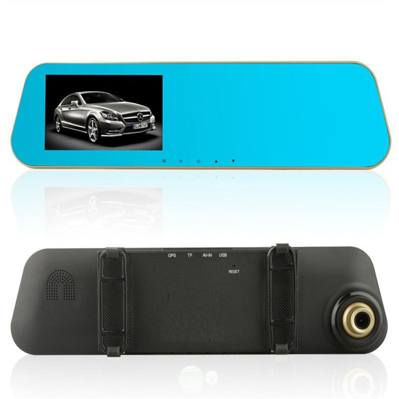 Rearview Mirror Dash Cam – HD Driving Recorder with Wide-Angle Lens