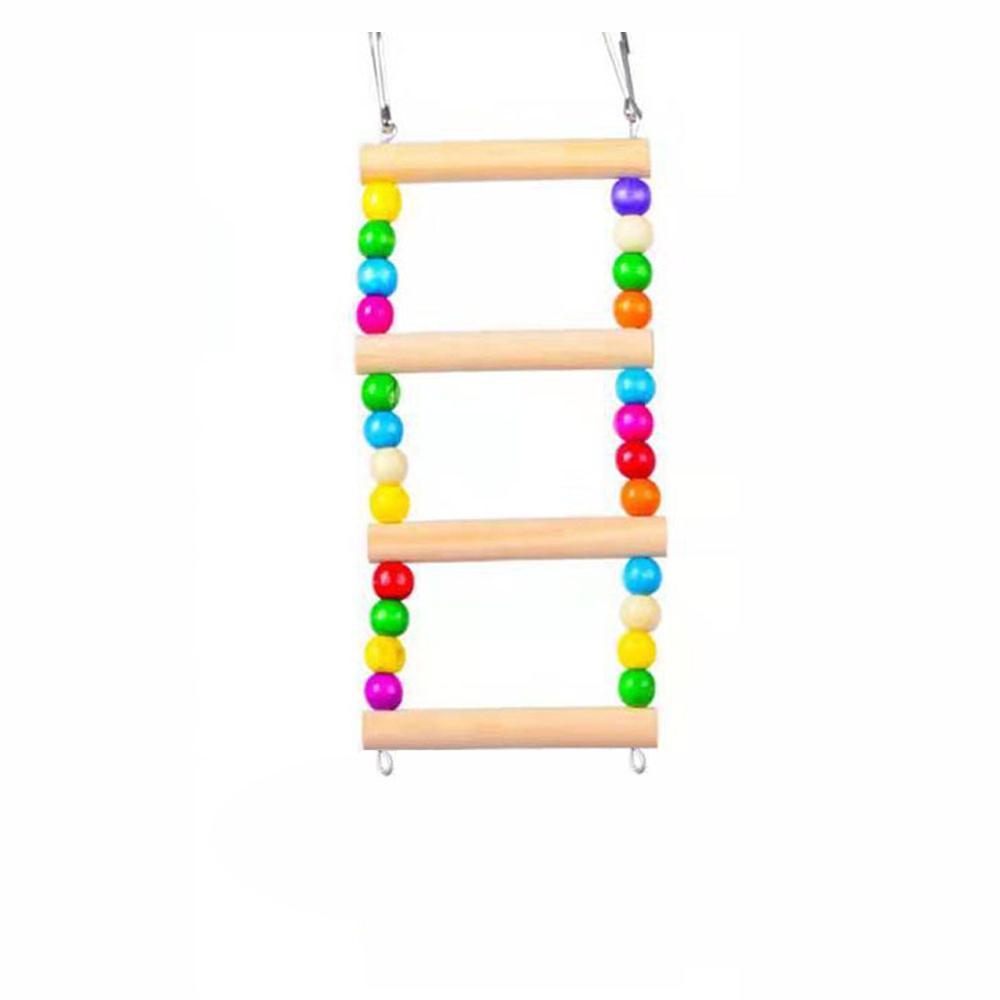 Wooden Swing and Chew Toy for Parrots and Peony Birds