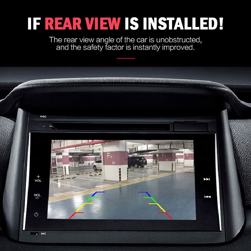 Small Butterfly Reversing Camera – HD Waterproof Rear View with Reference Lines