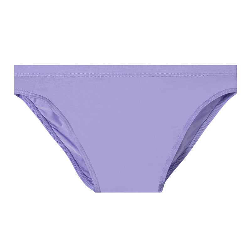 Men's Fashionable Solid Color Modal Briefs