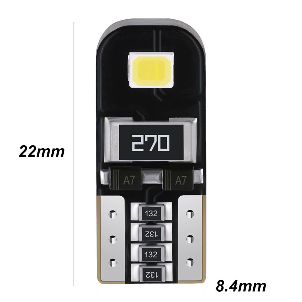 LED T10 W5W Car Bulb – Universal Width Lamp for Interior & Exterior Lighting