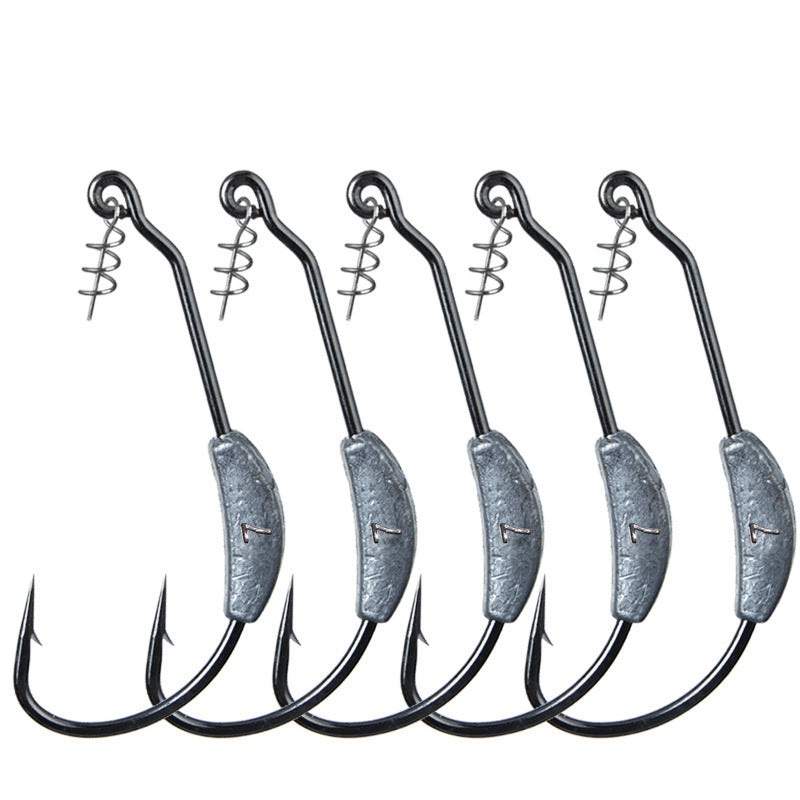 Bare Ribbon Lead Wide Curved Handle Hook
