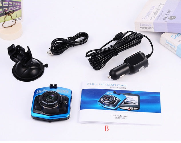 Podofo A1 Mini Car DVR Camera Dashcam – Full HD 1080P with Night Vision & G-Sensor