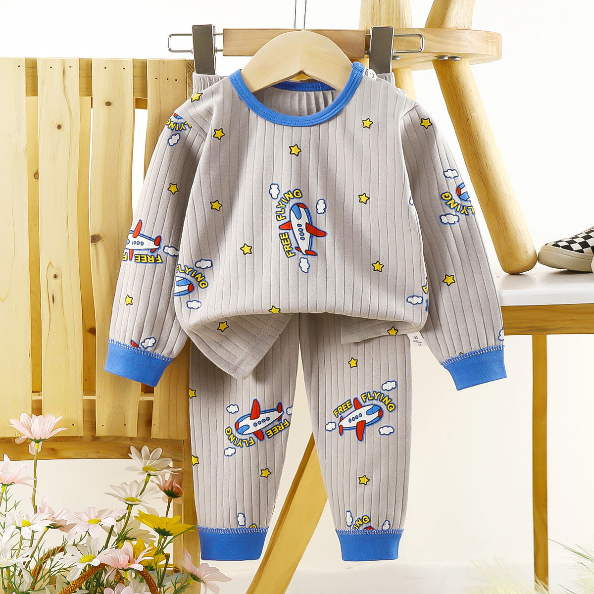 Home Wear Children's Underwear Pure Cotton Suit