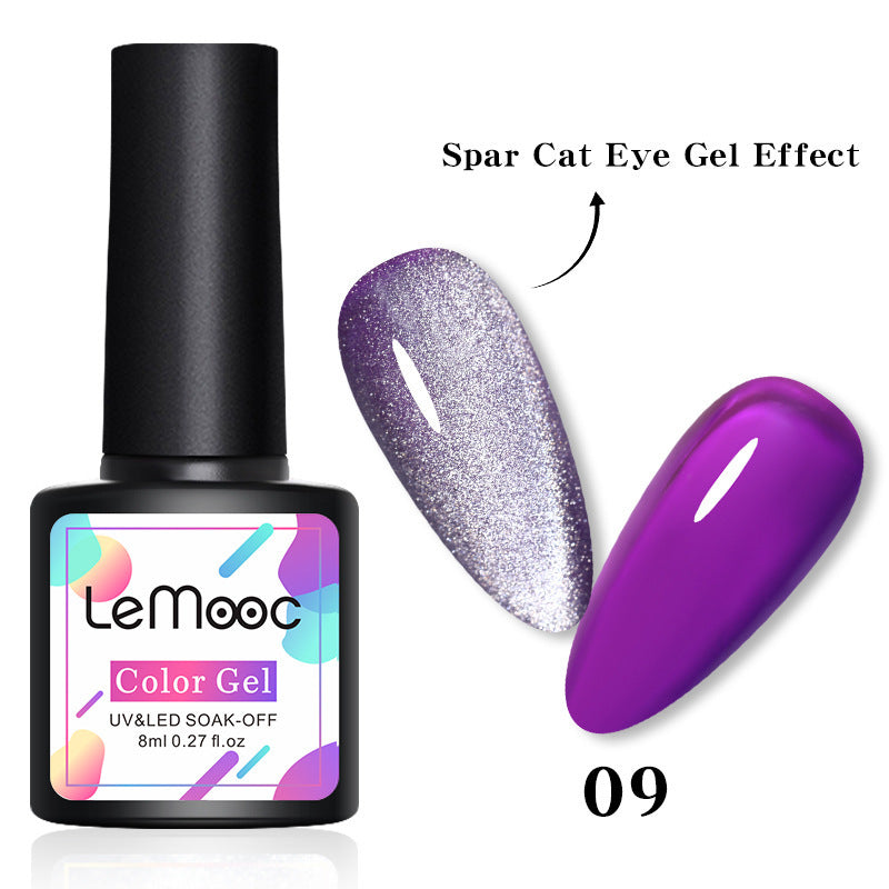 Smoothie Light Moonstone Nail Polish Glue Snow Light Wide Cat Eye Glue