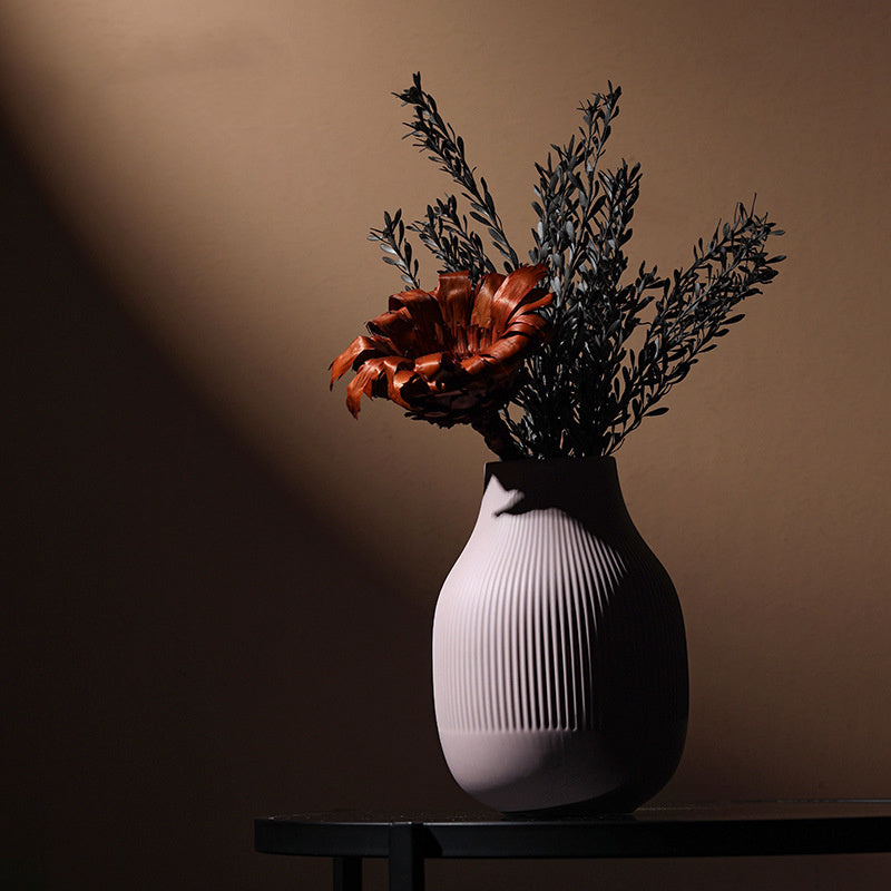 Morandi Color Ceramic Vase Ornament Nordic Simple