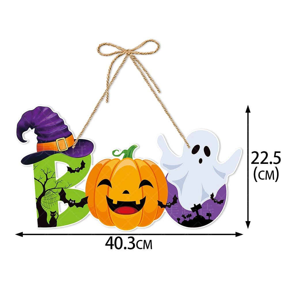 Halloween Party Decoration Pumpkin Bat Door Hanging