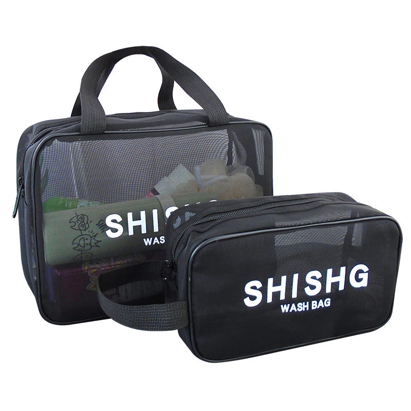 Women's Mesh Portable Bath Makeup Storage Bag