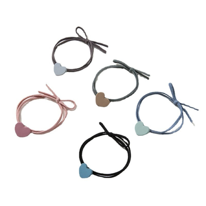 Simple Cute Love Hair Rope Bow