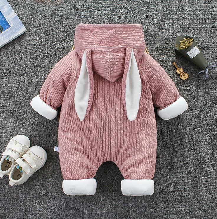 Autumn Winter Baby Snowsuit – Newborn Warm Cotton Romper Jumpsuit Jacket for Boys and Girls