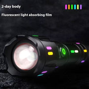 White Laser Colorful LED Power Torch
