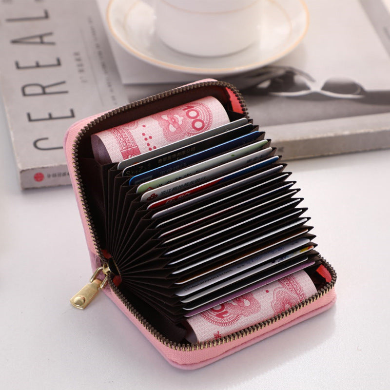 Women's Organ Card Holder Multi-card Rfid