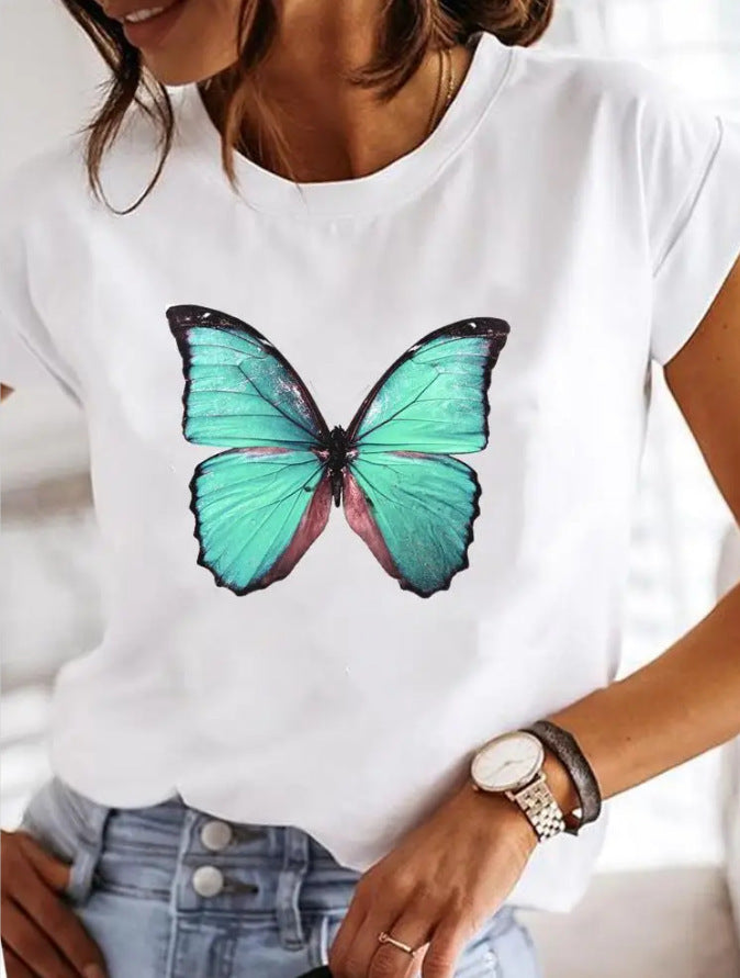 Women's Plus Size Loose Fit T-Shirt – Summer Casual Short Sleeve Top