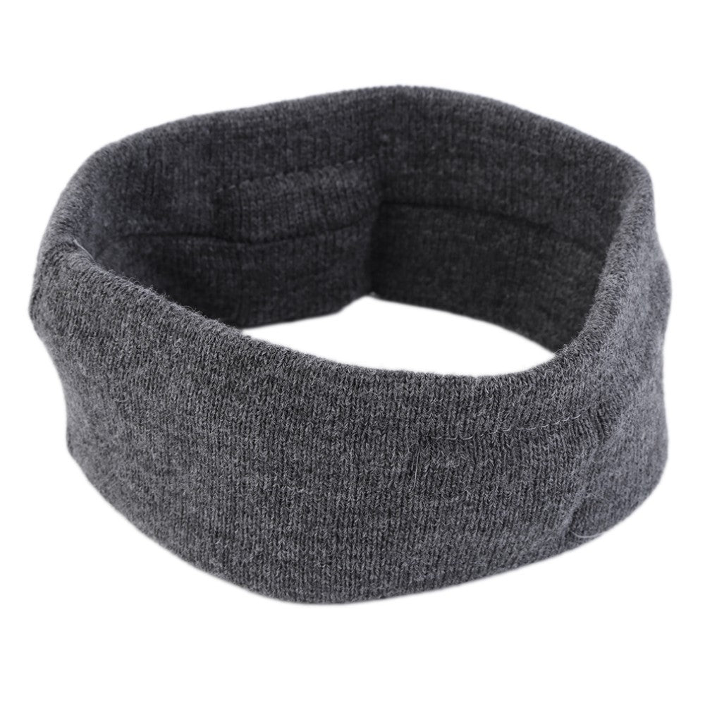 Bluetooth Headband Headphones – Sports Sweatband with Built-in Speakers & Mic
