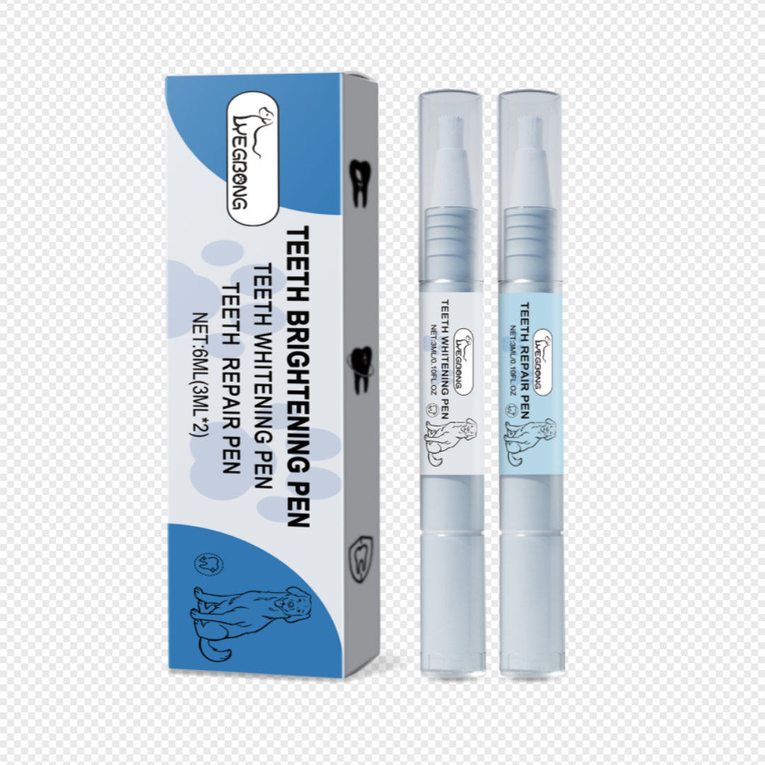 Pet Teeth Brightening Pen Set Cleaning