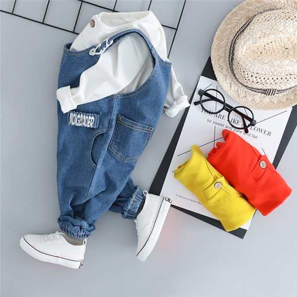 Baby Denim Strap Set – Stylish Outfit