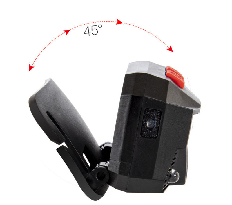Portable COB Red Light USB Charging Long Shot Outdoor Fishing Night Fishing Waterproof Torch