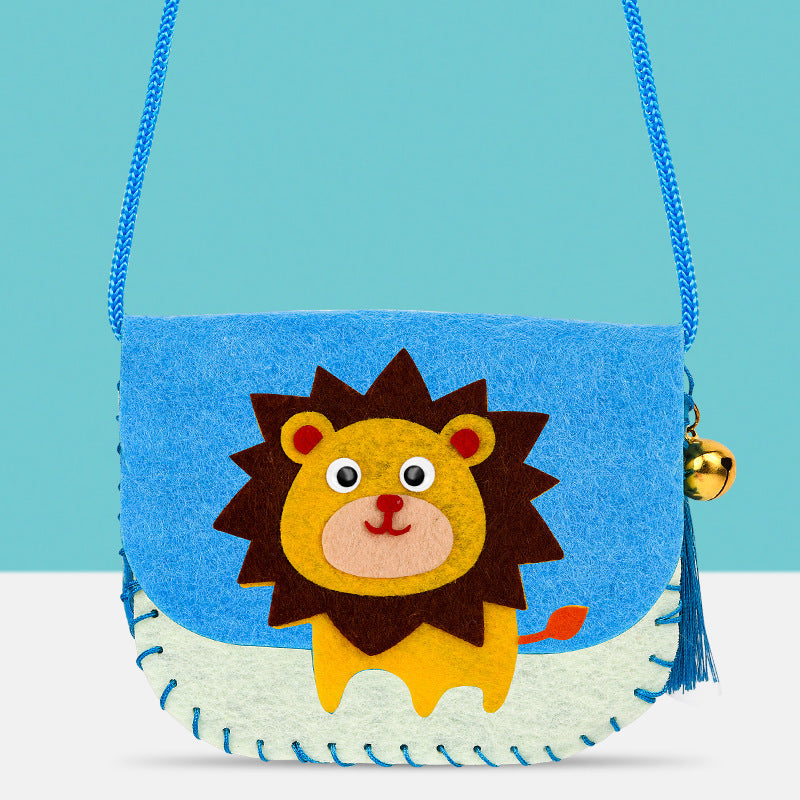 Cartoon Non-Woven Bag DIY Craft Kit – Kindergarten Educational Paste Toy Set