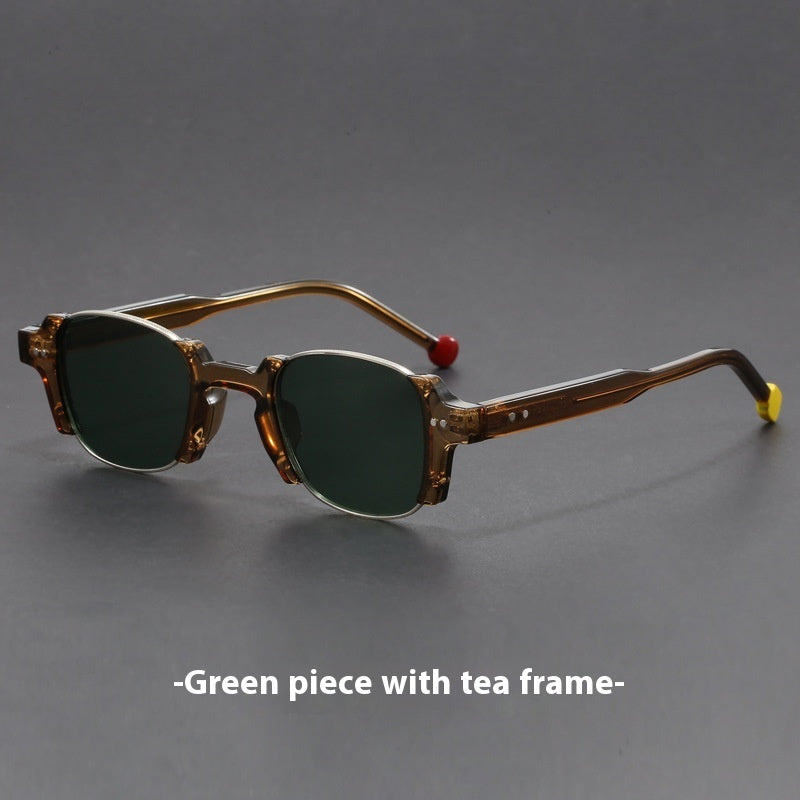 Retro Square Frame Sunglasses