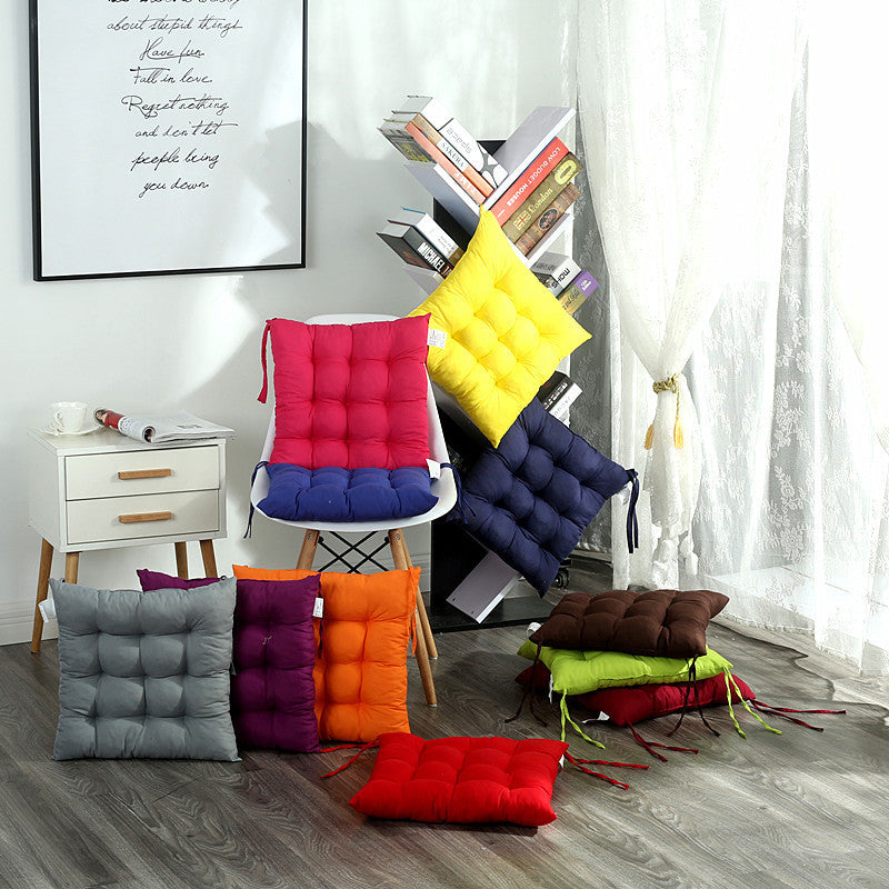 Thickened Solid Color Polyester Dining and Office Chair Mat