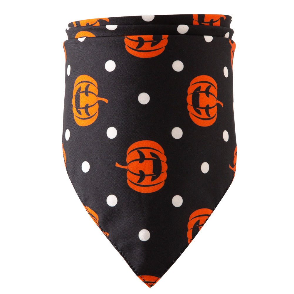 Halloween Pet Bandana – Festive Saliva Towel for Dogs and Cats