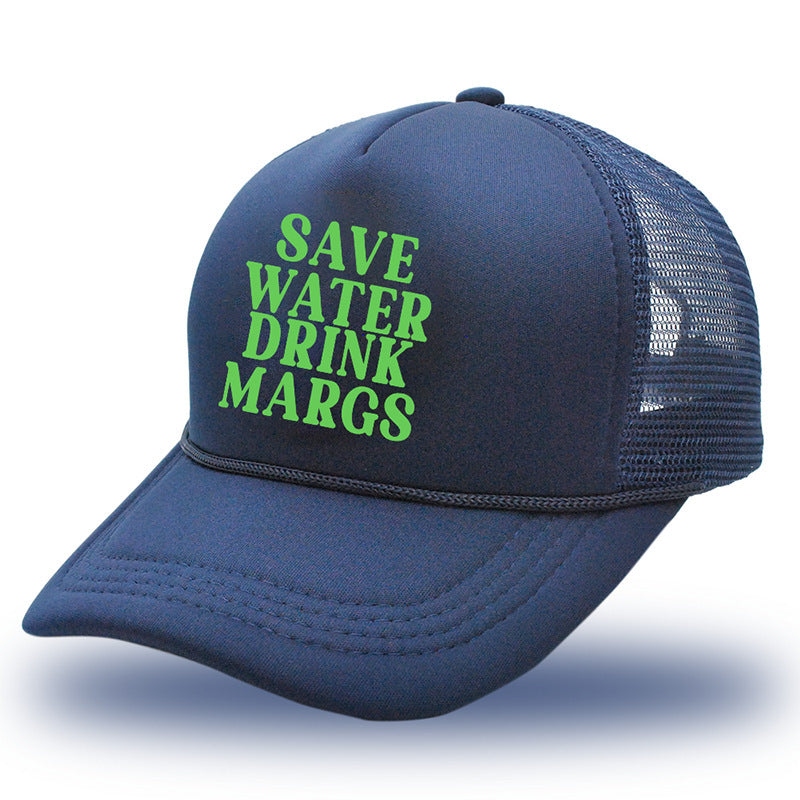 Save Water Ink Margs Printed Baseball Cap