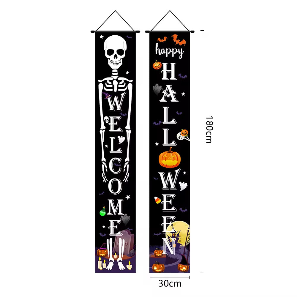 Halloween Party Festival Couplet Background Banner