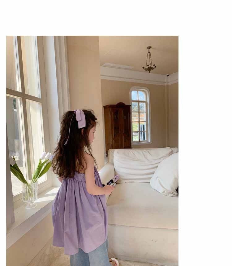 Girls' Sling Tube Top Dress
