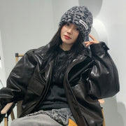 High-End Jacquard Thick Warm Knitted Hat – New All-Match Winter Beanie