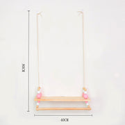 Solid Wood Storage Rack Children's Decorative Coat Rack Home Wall Hanging Storage Rack