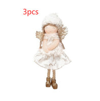 WhiteLaceSkirtAngelPendant3pcs
