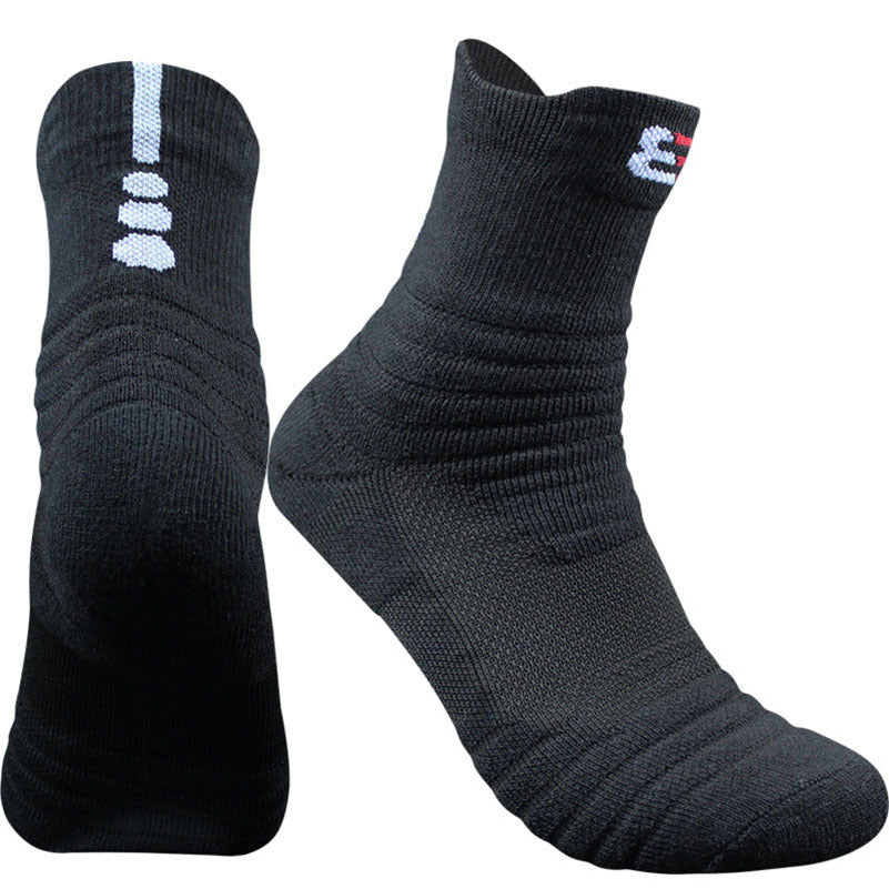 Pure Color Cotton Blend Socks