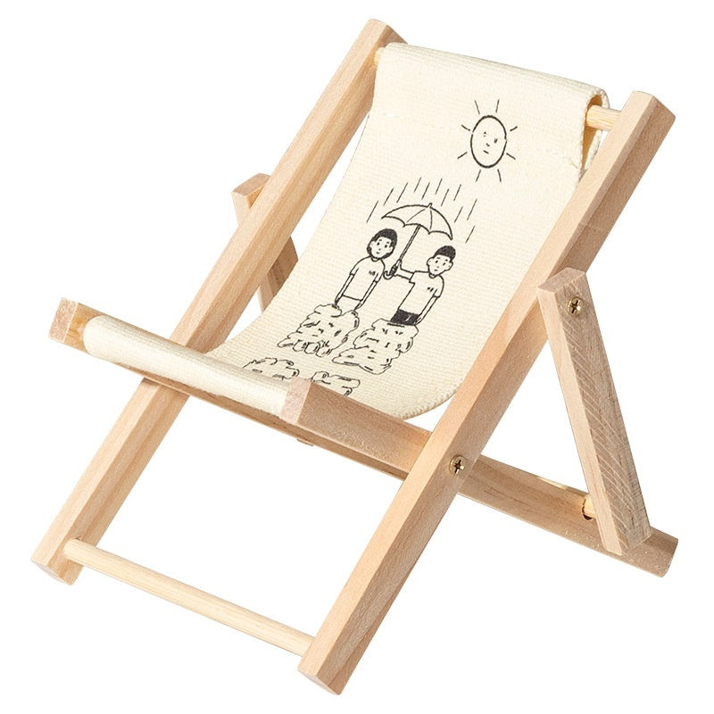 Beach Chair Mobile Phone Bracket Miniature Doll Accessories