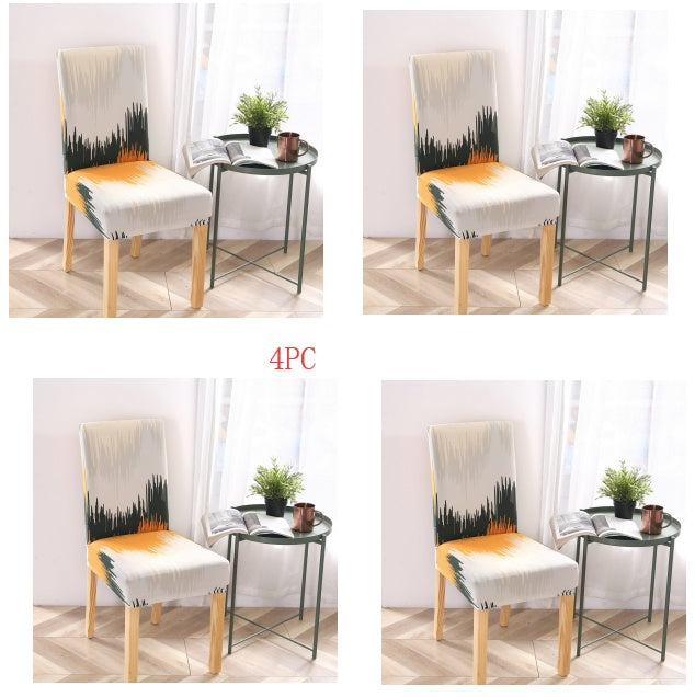 Elastic Siamese Solid Color Stretch Office and Hotel Chair Cover