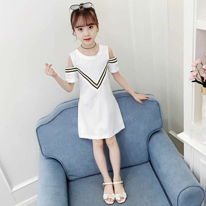 Summer Super Western Style Net Red Children's Skirt Summer Little Girl Princess Dress