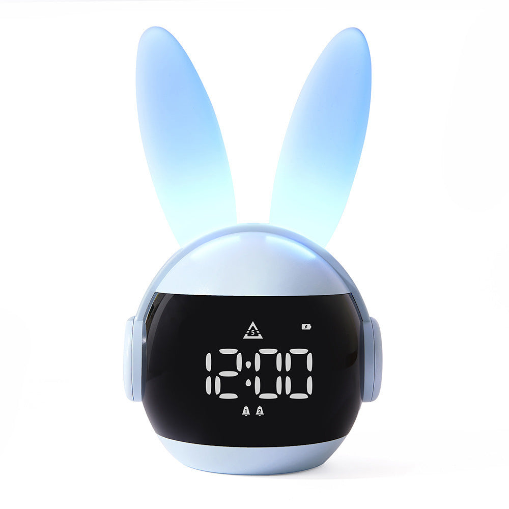 Bunny Children Clock – Smart Charging Night Light with Eye Protection