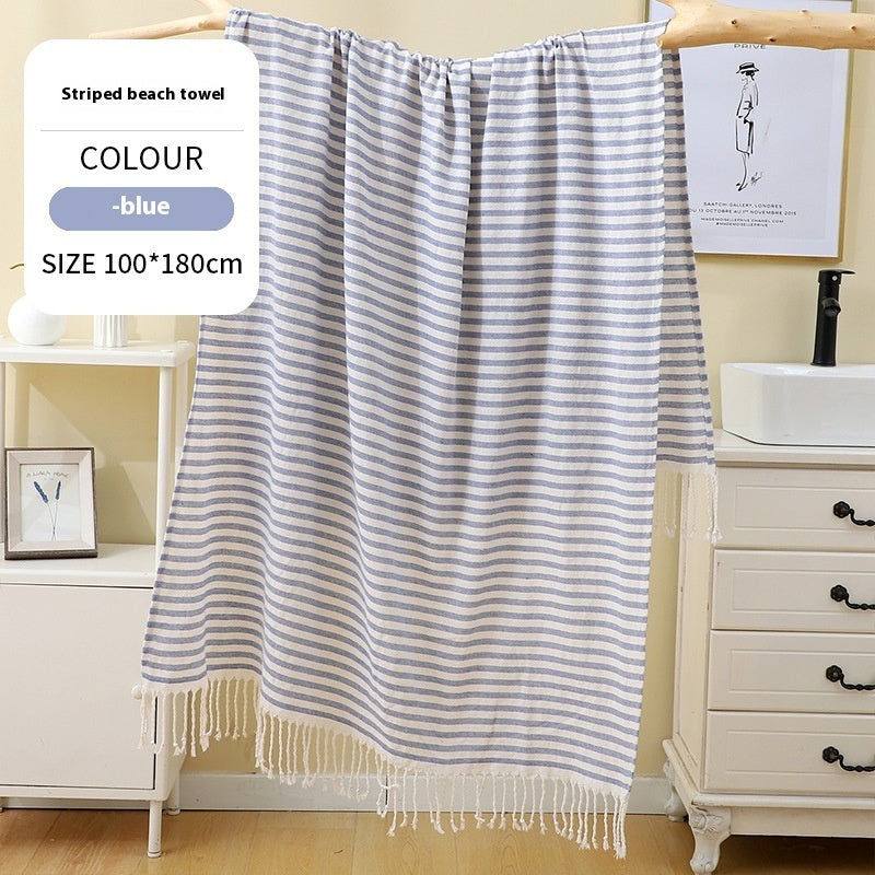 Blype Tassel Plus-sized Thick Absorbent Bath Towel