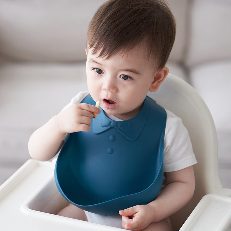Silicone Baby Bib – Waterproof, Easy-Clean Feeding Bib with Food Catcher