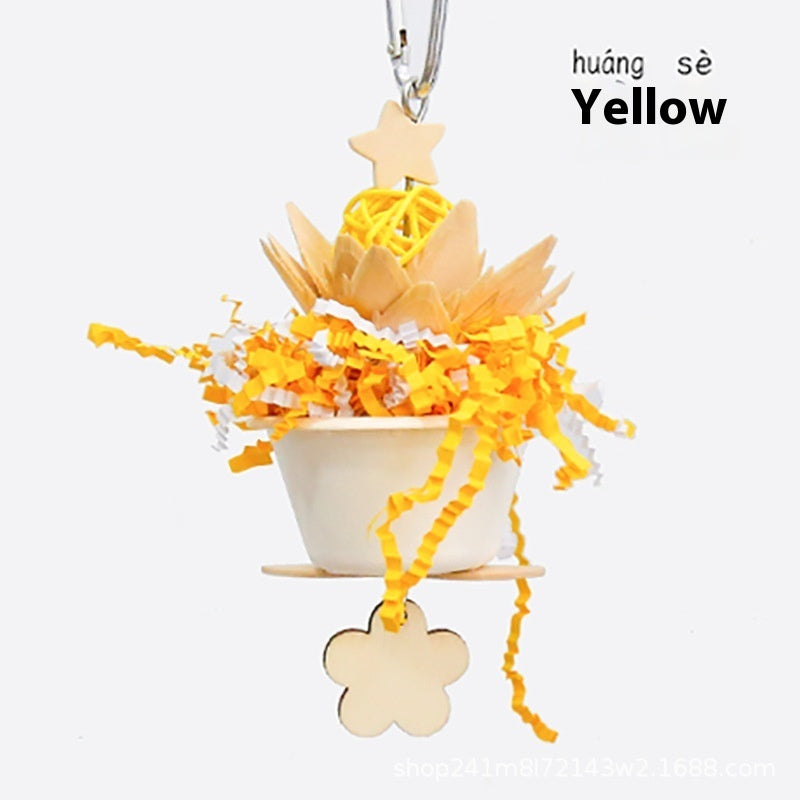 Parrot Flower Clumps Bite Toy