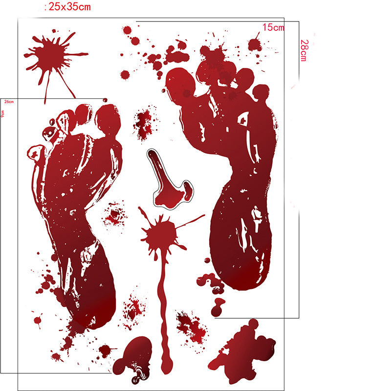 Halloween Wall Stickers – Removable Spooky Decorations for Home and Party Decor