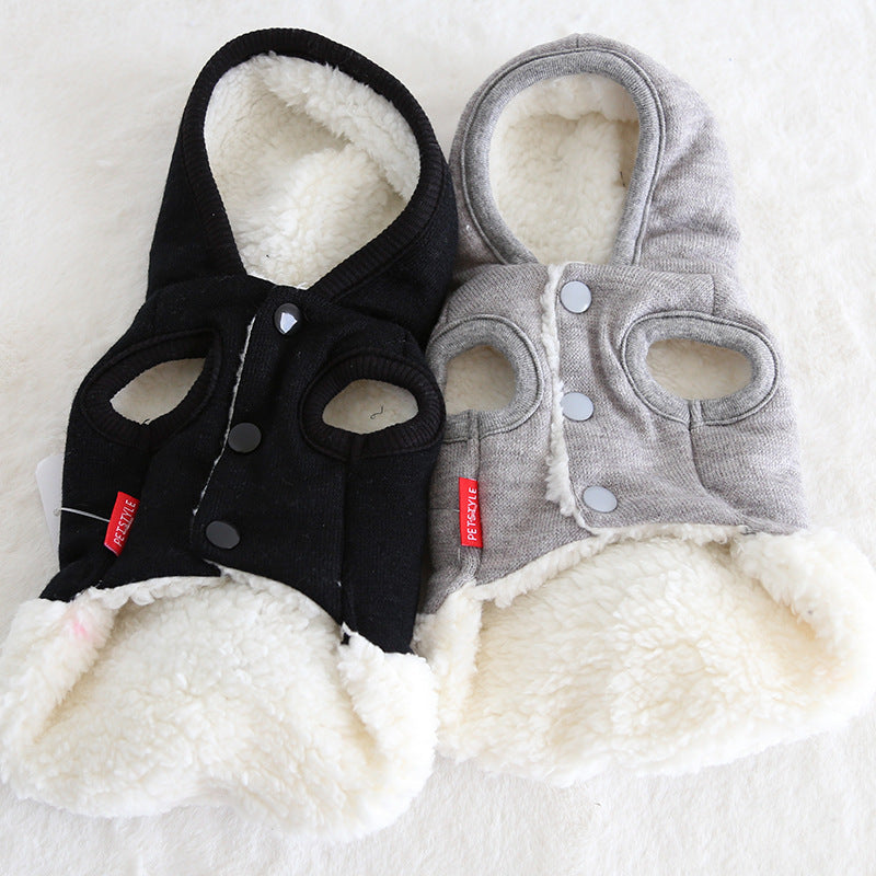 Three-dimensional Rabbit Wool Coat Pet Dog Clothes