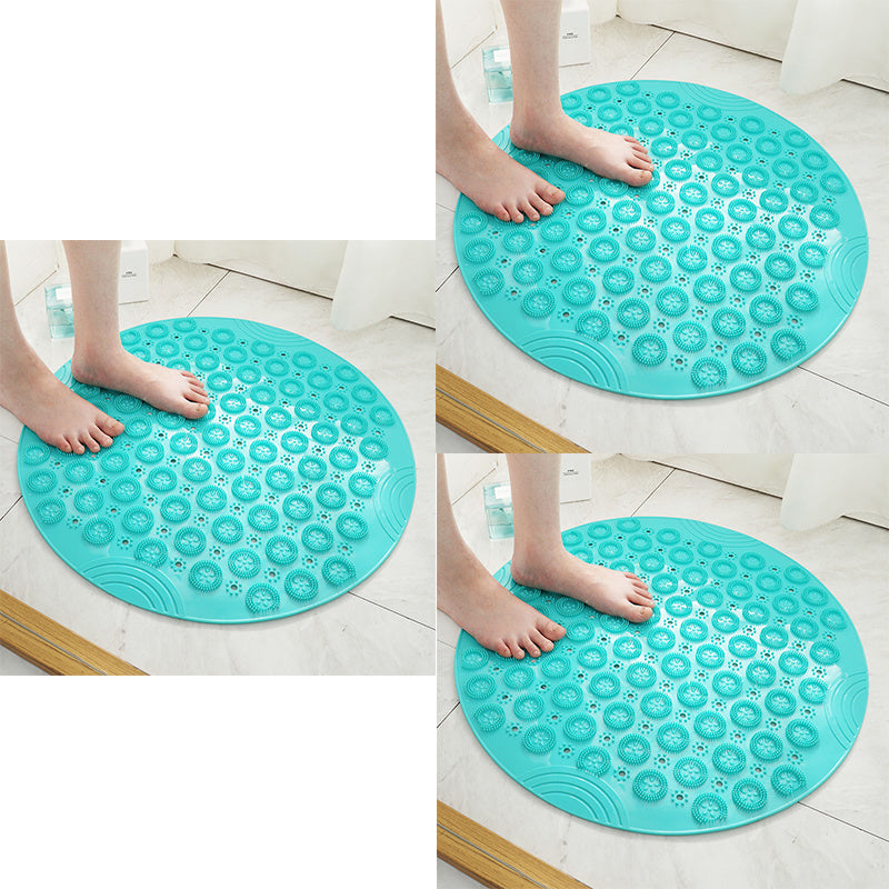 Anti-Slip Round Shower Mat – Drain Hole & Massage Center