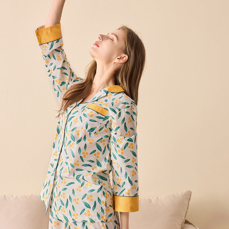 Women's Lavender Flavor Homewear Pajamas Suit