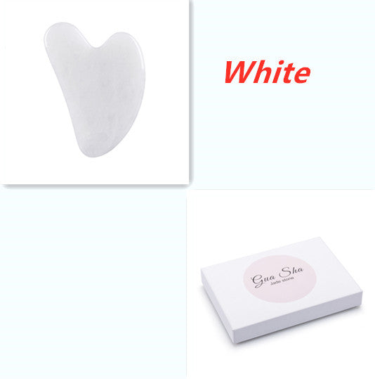 Jade Scraping Massage Tool – Gua Sha Scraper Board for Face & Body