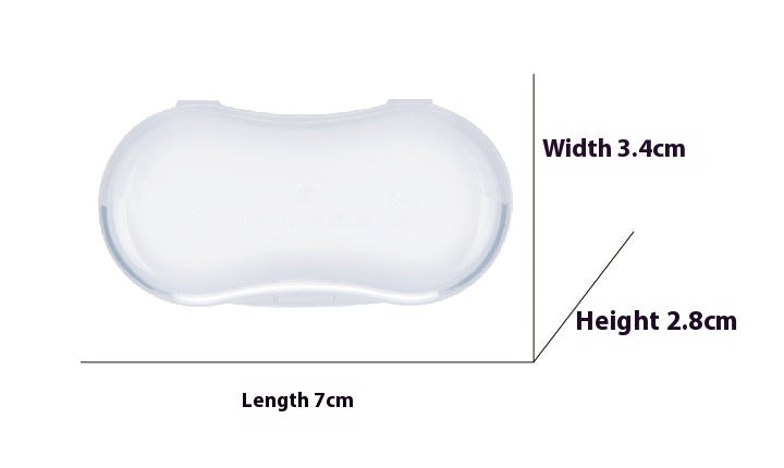 Plastic Teether Box Toothbrush Spoon Storage Box