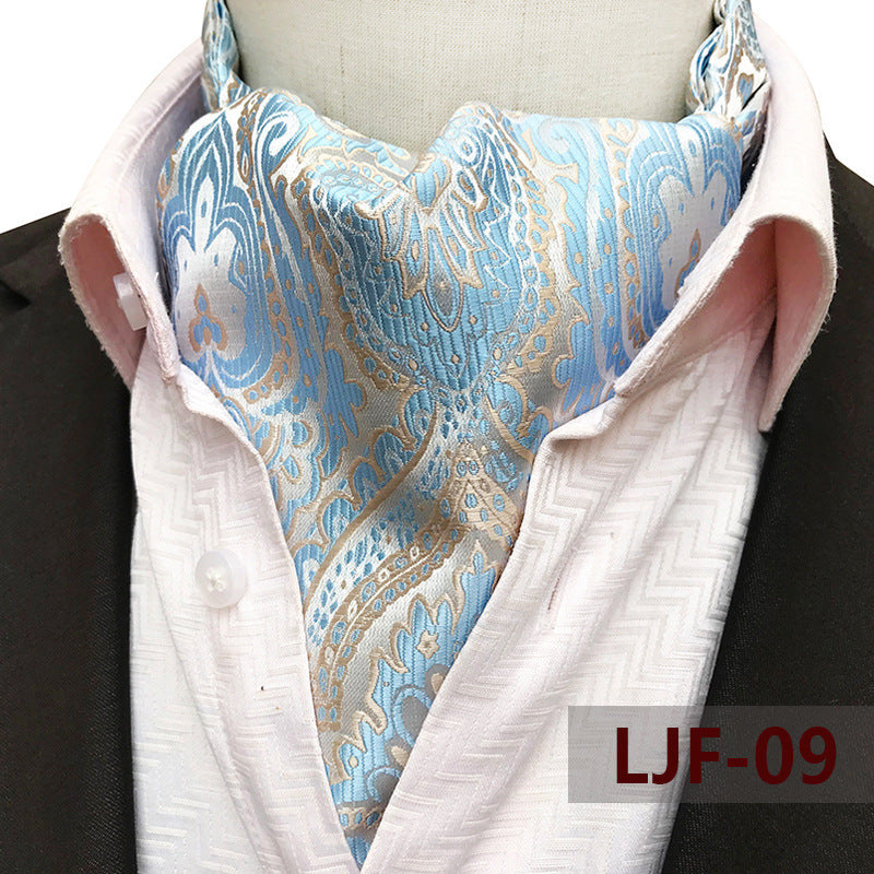 Men's British Jacquard Polyester Scarf