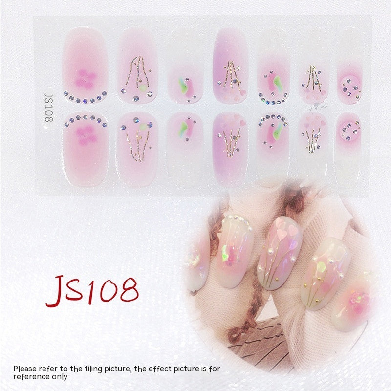 Three-dimensional Craft Crystal Nail Oil Film Crystal Glass Nail Sticker