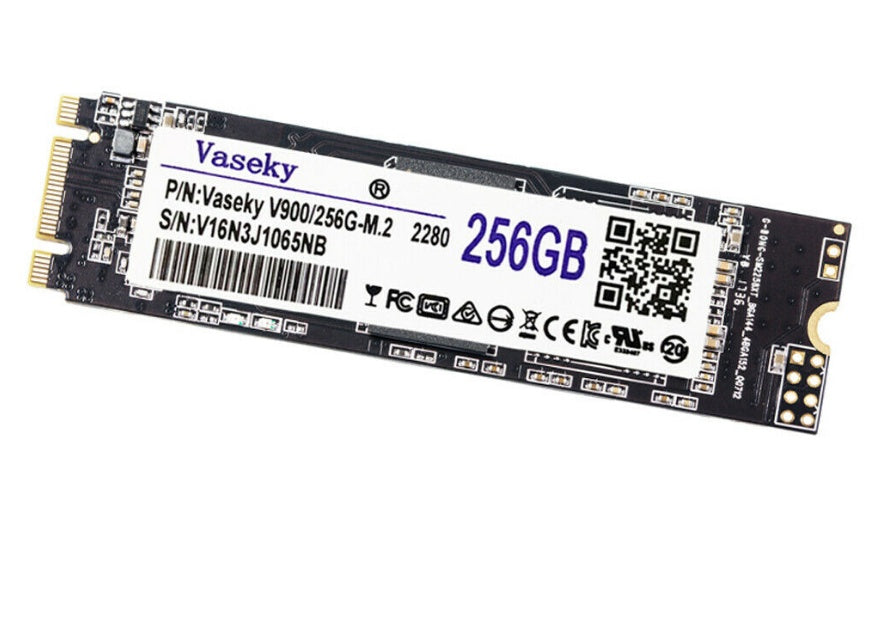 256GB M.2 2280 SSD – NGFF Interface with SATA Protocol