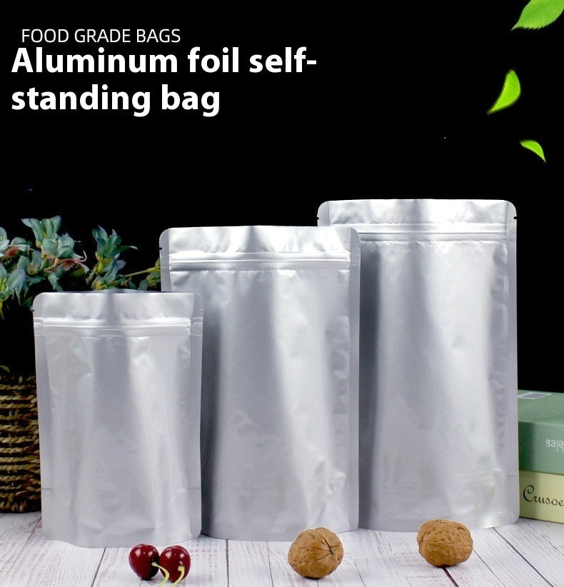 Pure Aluminum Foil Bag Tea Self Sealing