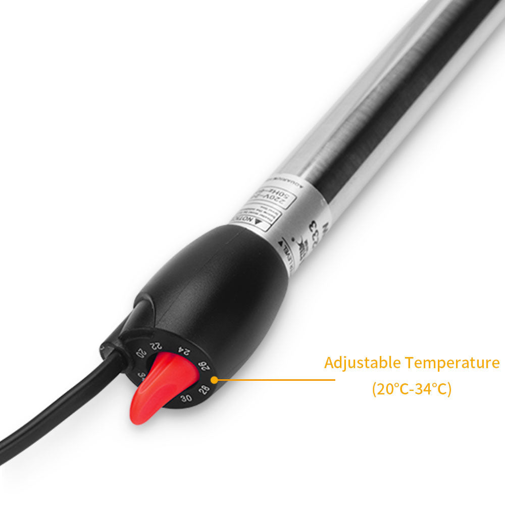 Fish Tank Heating Rod Aquarium Stainless Steel Automatic Heating Rod